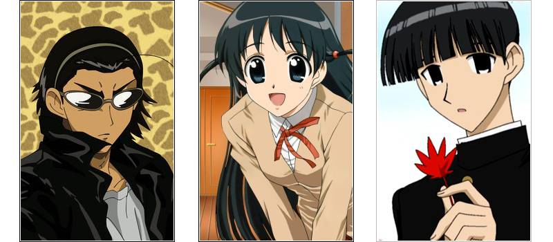 School Rumble love triangle anime