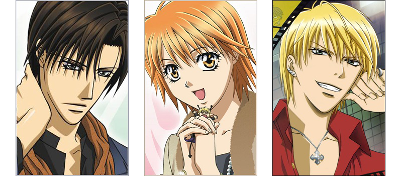 Skip Beat love triangle anime