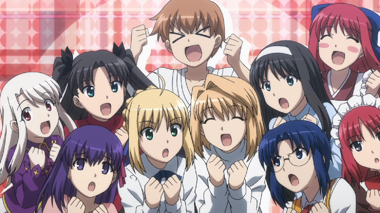 [Carnival Phantasm] Saber, Taiga Fujimura, Rin Toosaka, Ciel, Sakura Matou, Akiha Toono, Arcueid Brunestud, Illyasviel von Einzbern, Hisui, Kohaku