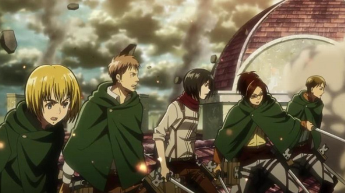 Post-Apocalyptic Anime, Attack on Titan, Mickasa Ackerman, Armin Arlert, Dieter