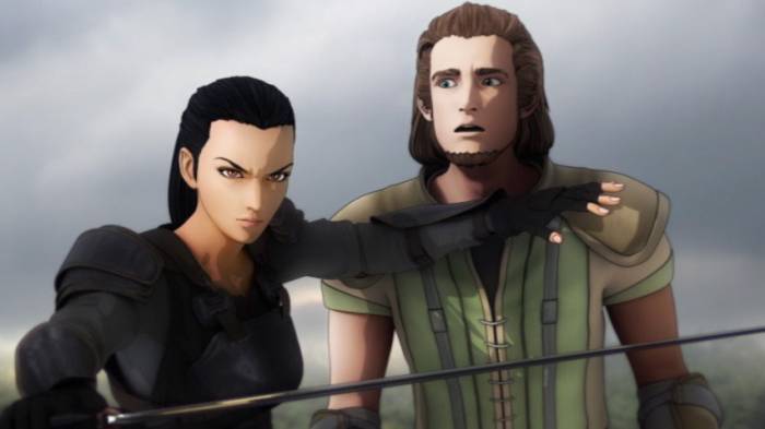 CGI Anime, Cassandra Pentaghast, Regalyan D'Marcall, Dragon Age: Dawn of the Seeker