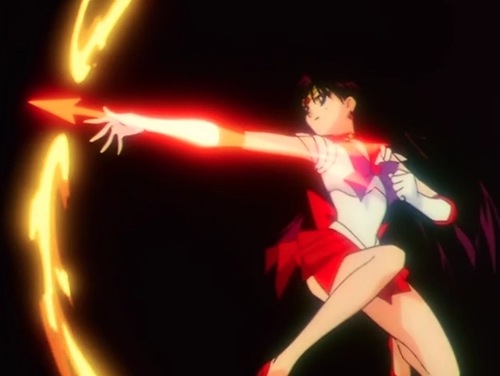 anime archer, archer anime, Rei Hino, Sailor Mars, Pretty Soldier Sailor Moon