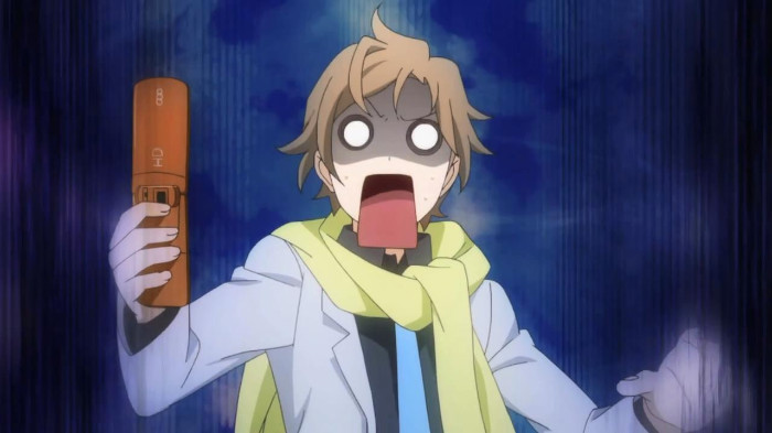 Lexica - A scared anime boy covers his face with his hands, a