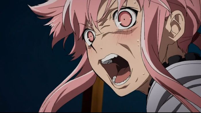 Anime characters screaming/crying - YouTube