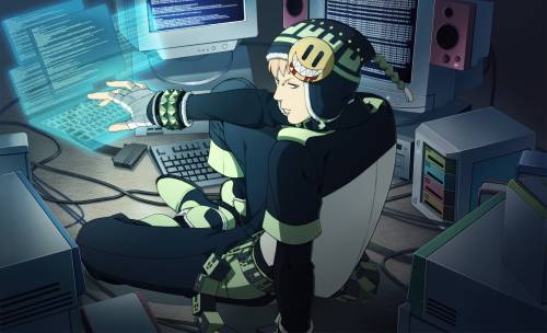 Best Anime Hackers, Noiz, DRAMAtical Murder