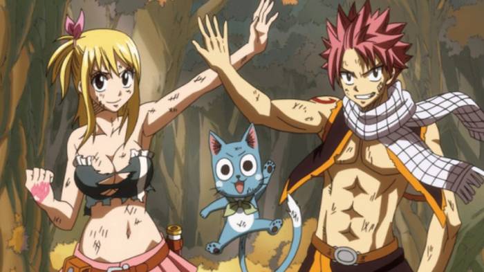 Anime Like One Piece, Lucy Heartfilia, Happy, Natsu Dragneel