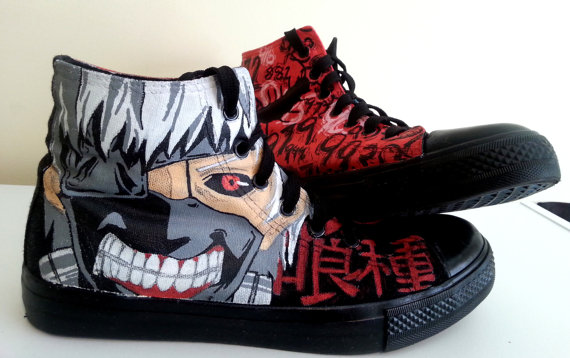 Best Anime Shoe Designs On Etsy  Sneakers fashion Converse All star shoes