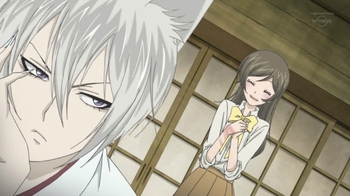 Kamisama Hajimemashita Tomoe looking angry