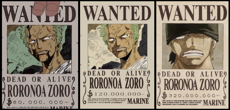 Bounty zoro One Piece