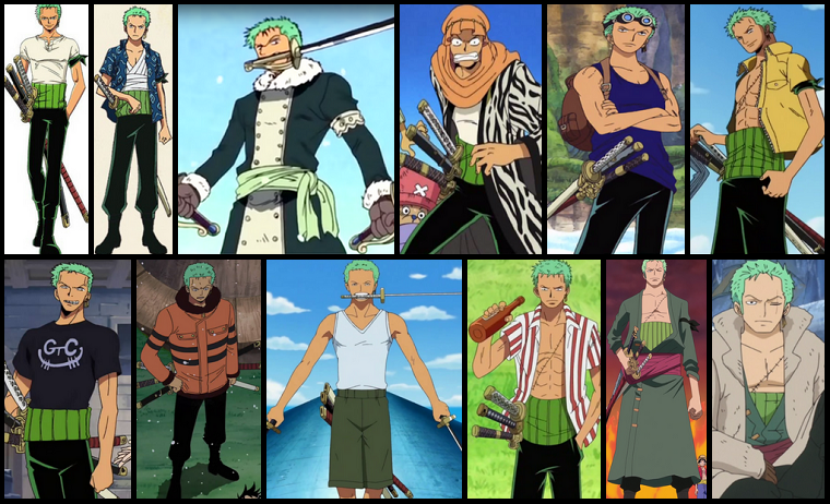 zoro's outfits cropped borders