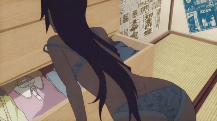 Anime Panties, Hitagi Senjougahara, Bakemonogatari