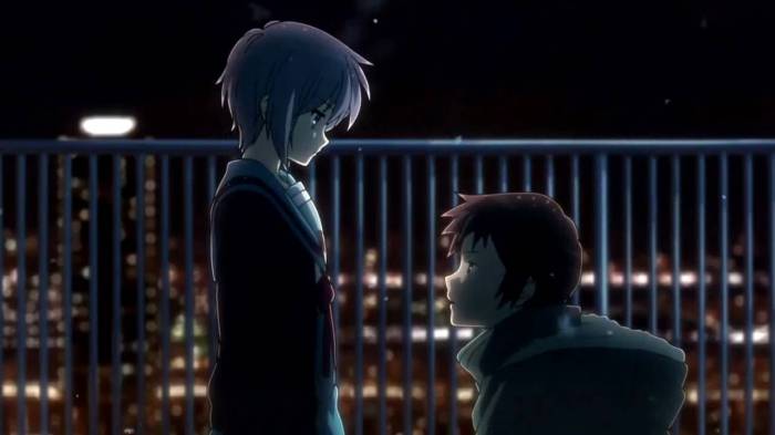 Action Romance Anime, Kyon, Yuki Nagato, Suzumiya Haruhi no Shoushitsu, The Disappearance of Haruhi Suzumiya