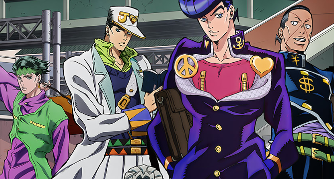Just a hint of my favorite high fashion poses that inspired jojo