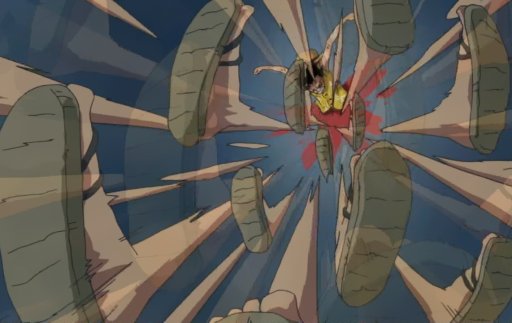 Luffy multi kick