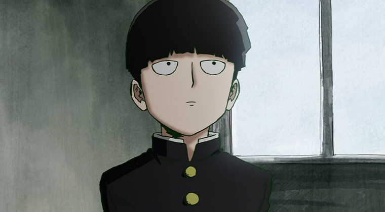 Shigeo looking bored