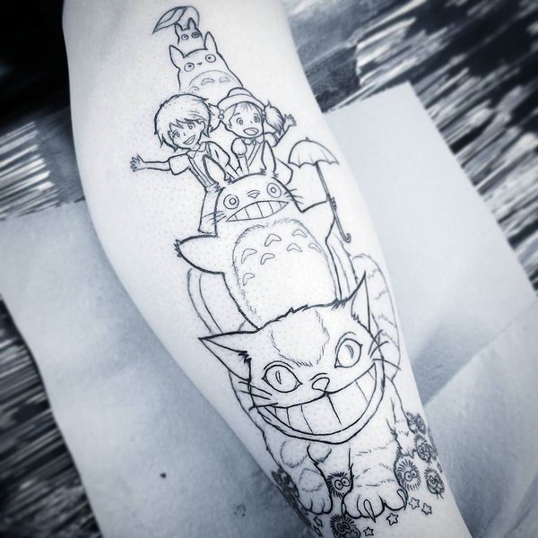 Cute Small Cartoon Anime Tattoos Yeoul Tt  Cute small tattoos Creative  tattoos Cartoon tattoos