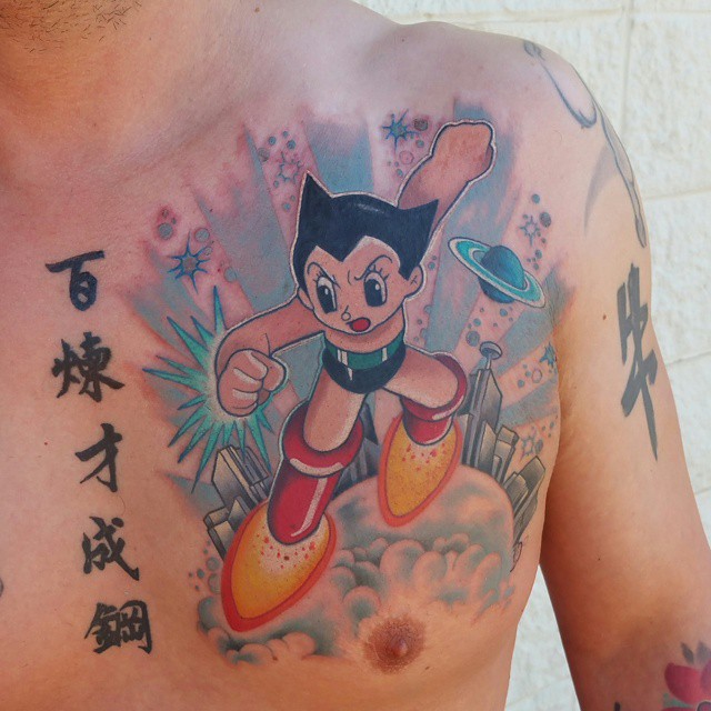 Best Anime Tattoos - Tetsuwan Atom