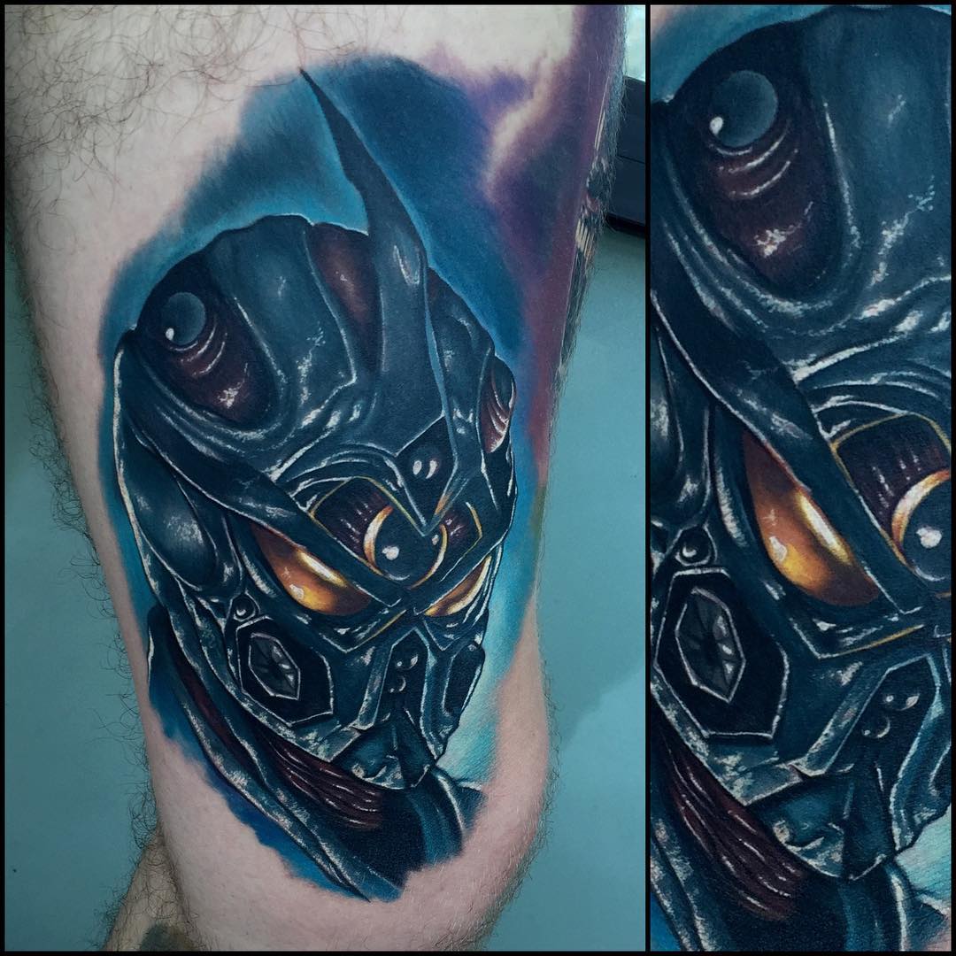 Best Anime Tattoos - Kyoushoku Soukou Guyver