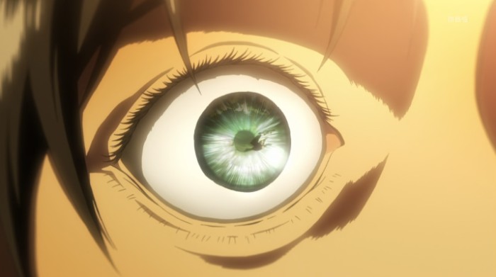 Attack on Titan eye screenshot