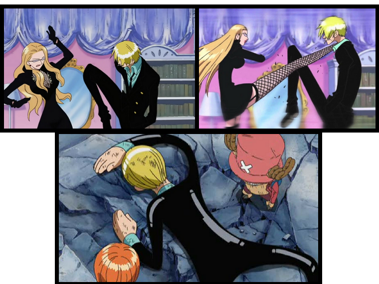 sanji get's wrecked by CP9 Kalifa