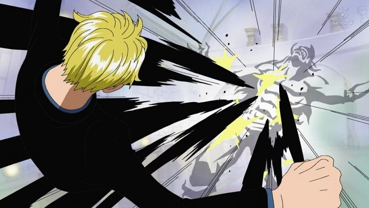 One Piece Sanji's Poitrine Treader Attack