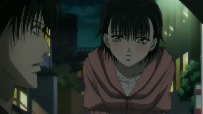 Ren shocked, Kyouko looking emotional
