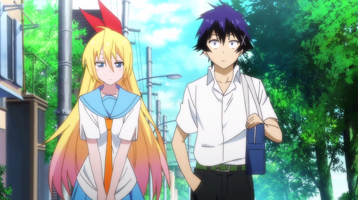 Chitoge, raku side by side