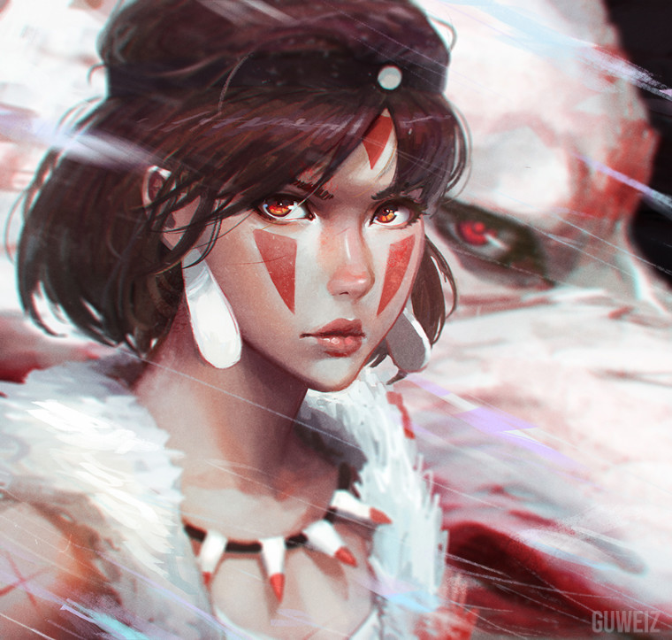 Princess Mononoke fanart San Moro