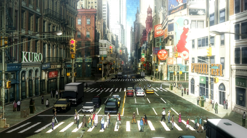 Blood Blockade Battlefront Manhattan background