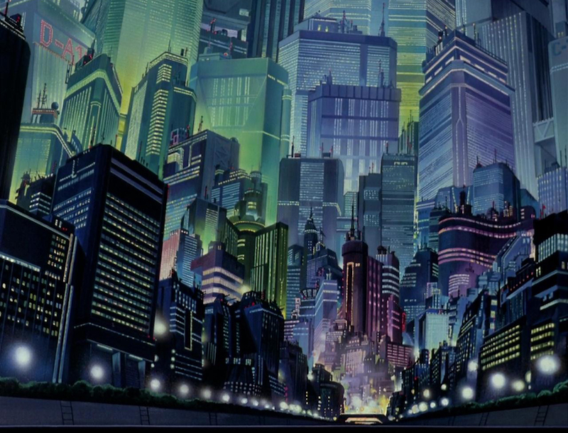 Akira street background