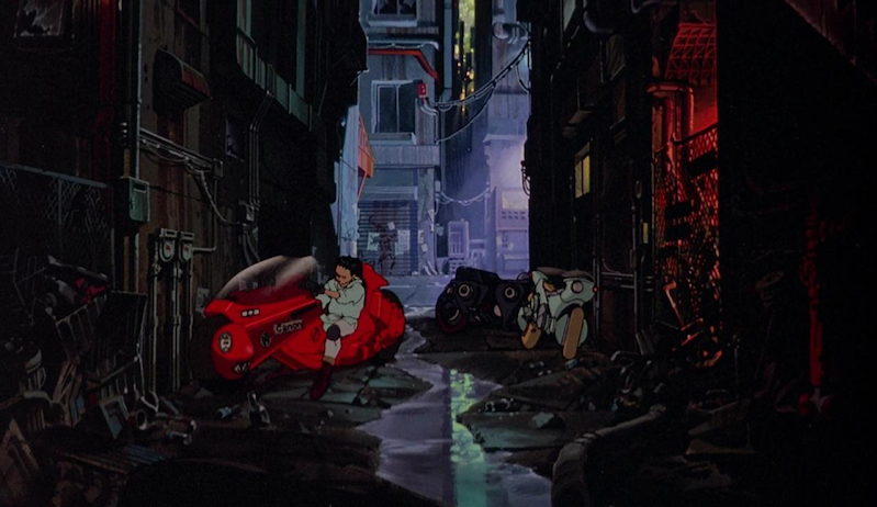 Akira alleyway background