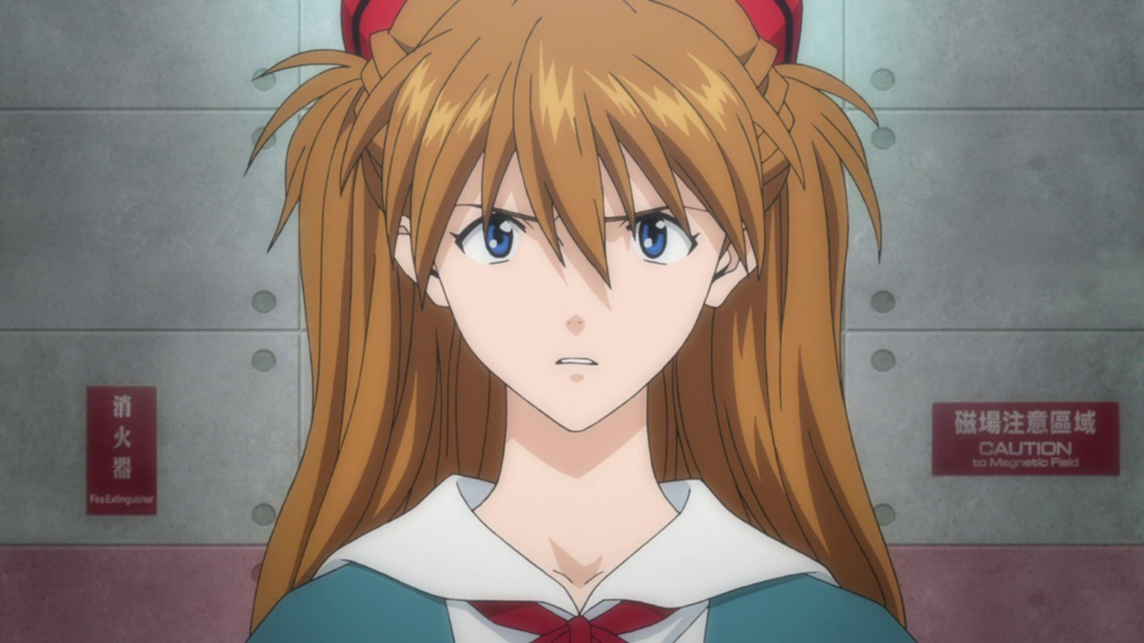 asuka langley looking slightly angry.