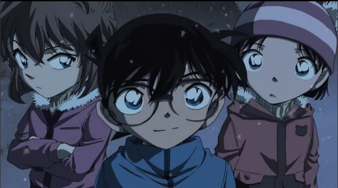 Detective Conan Movie 15: Quarter of Silence, Ai, Conan, Ayumi