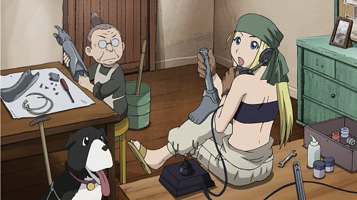 Winry Rockbell tomboy