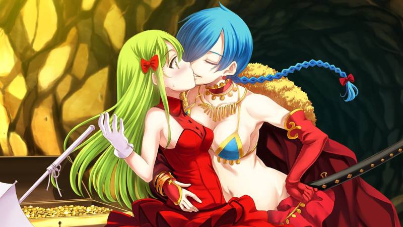 Khublai Khan kissing Macro Polo, Eiyuu Senki: The World Conquest