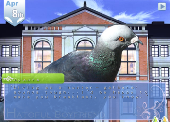 Ryouta flirtant avec le joueur, Hatoful Boyfriend