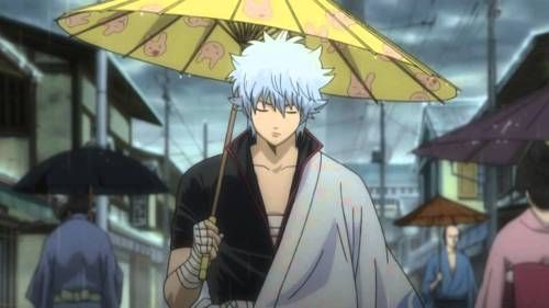 Best Anime Movies 2010, Gintoki Sakata walking while holding umbrella, Gintama Movie: Shinyaku Benizakura-hen