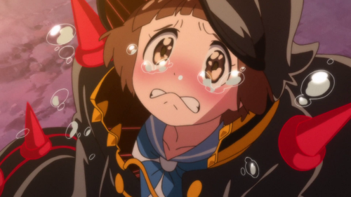 Mako Mankanshoku crying excessively, Kill la Kill