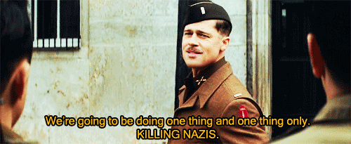 Inglourious Basterds killin' Nazis