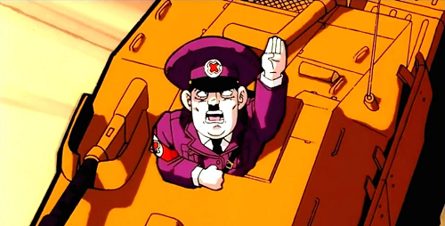 Hitler in a tank, Dragon Ball Z: Fusion Reborn