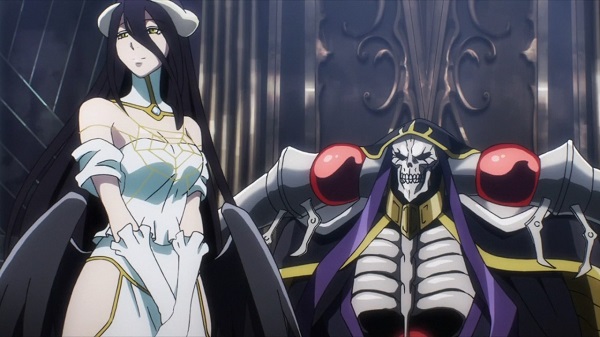 Overlord momonga and albedo