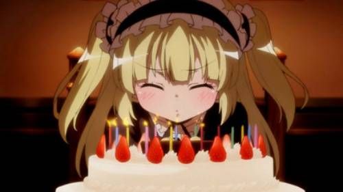 Kobato Hasegawa blowing out candle on birthday cake, Boku wa Tomodachi ga Sukunai Next