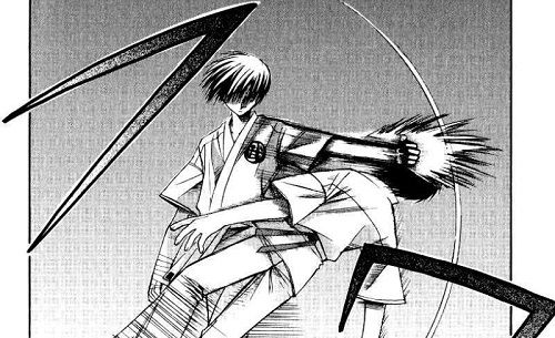 Ryuuichi Otawa actually smacks his opponent in the face in Chapter 13 Right Hand of Destruction