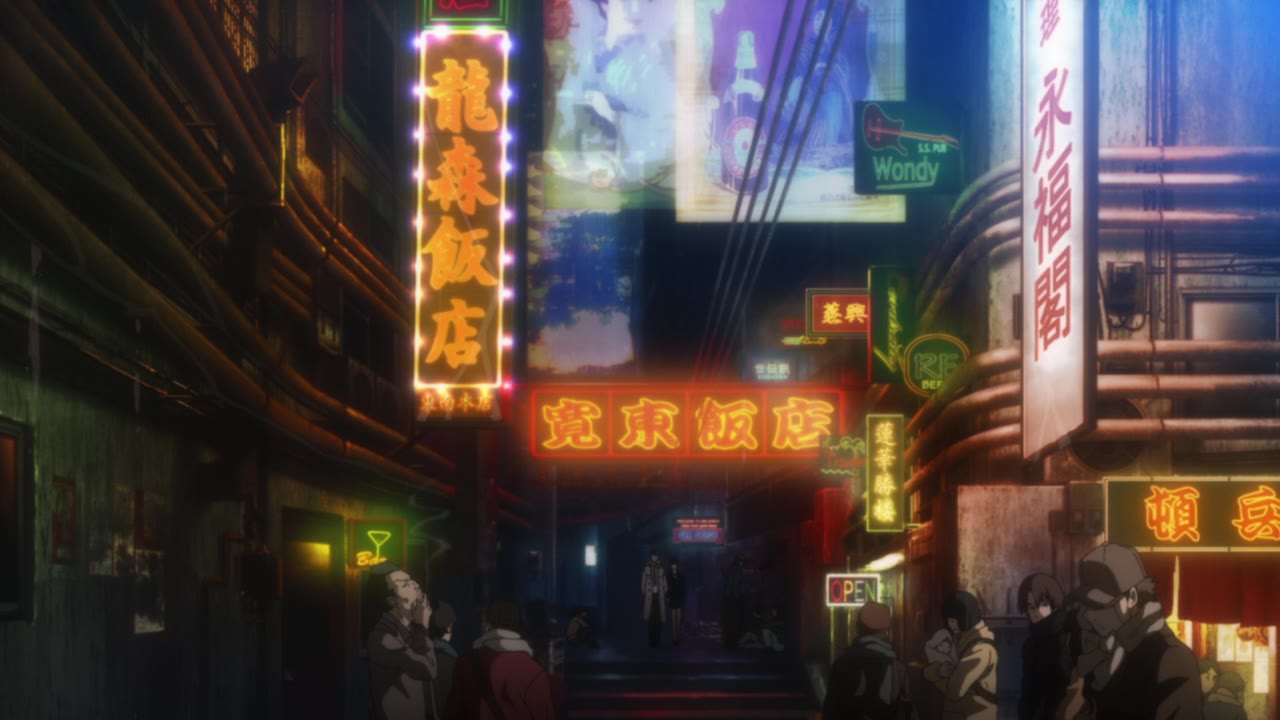 Psycho-Pass seedy background