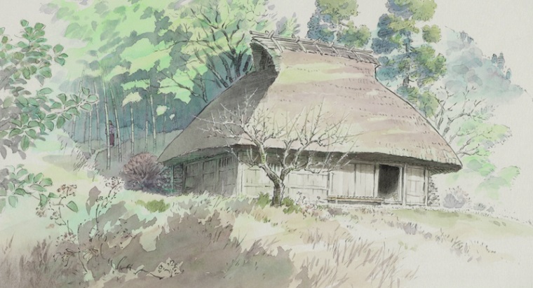 Princess Kaguya hut background