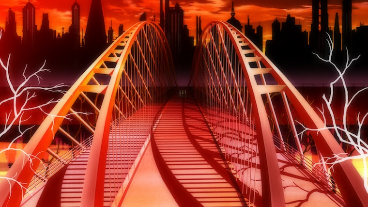 Madoka Magica bridge background