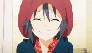smiling anime gif