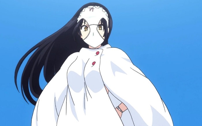 Shimoneta's Ayame Kajou with panties on her head