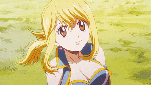 Lucy Heartfilia Fairy Tail Anime Girls with Blonde Hair