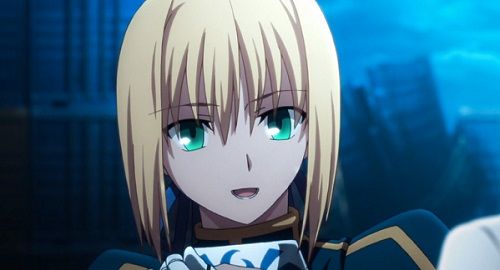 Saber Fate/stay.night Anime Girls with Blonde Hair
